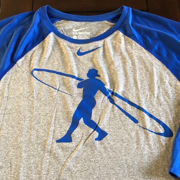 RARE 2015 NIKE DRI-FIT MLB 3/4 SLEEVE PERFORMANCE SHIRT SZ LARGE NWT - Picture 3 of 6